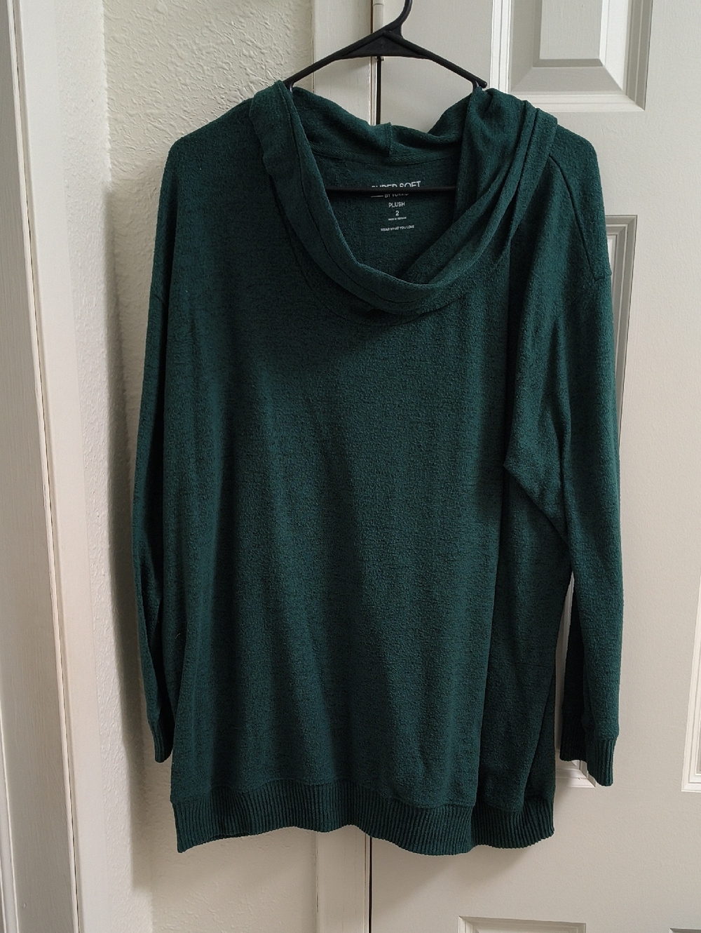 Torrid Green Cowl neck Lightweight Super Soft Sweater